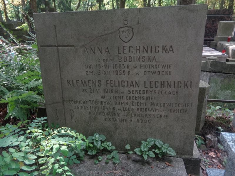Zdjęcie grobu Klemens Felicjan Lechnicki (2)