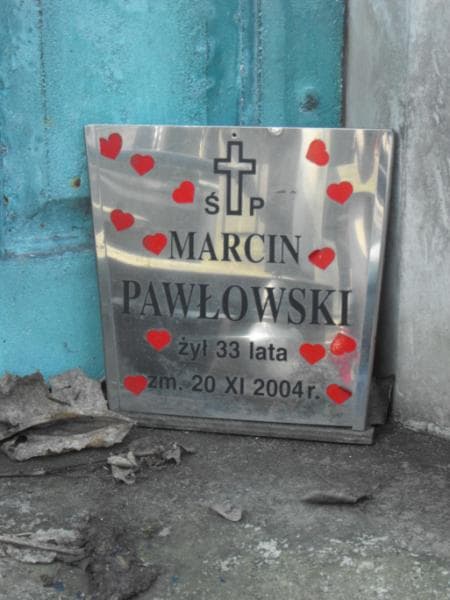 Zdjęcie grobu Marcin Pawłowski (2)