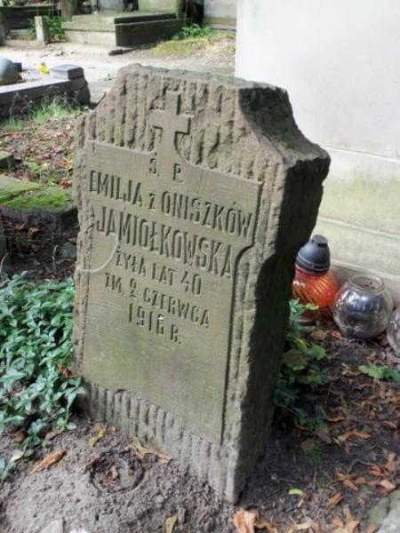 Zdjęcie grobu Emilja Jamiołkowska (2)