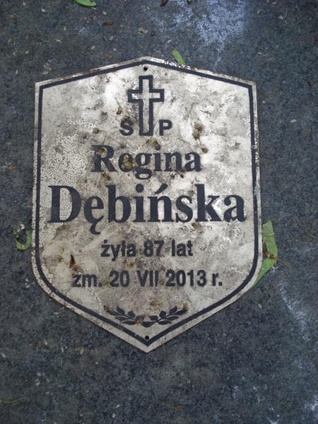 Zdjęcie grobu Regina Dębińska (2)