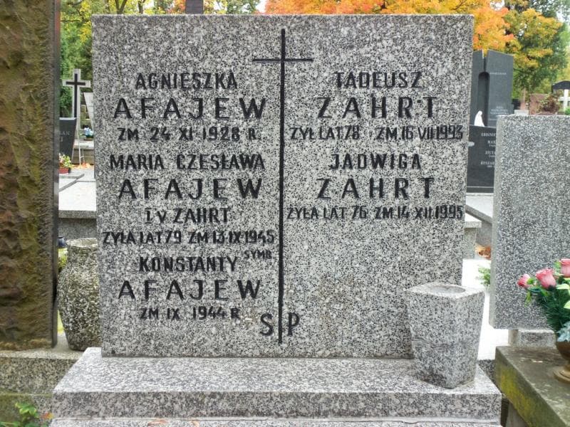 Zdjęcie grobu Konstanty Afajew (2)