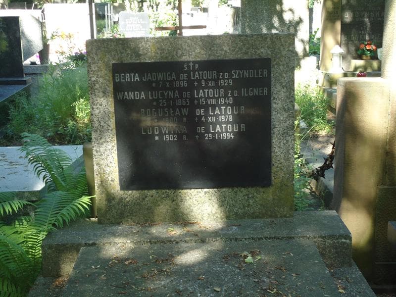 Zdjęcie grobu Berta Jadwiga De Latour (2)