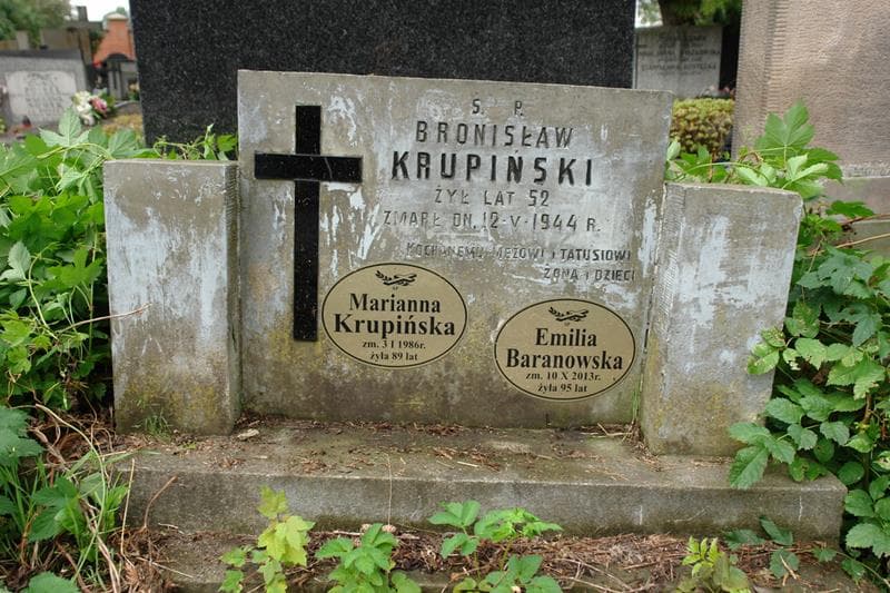 Zdjęcie grobu Emilia Baranowska (2)