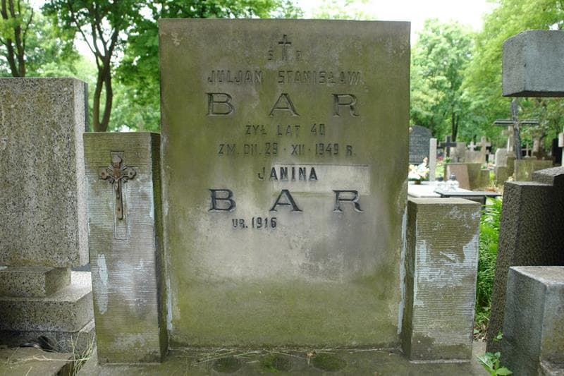 Zdjęcie grobu Juljan Stanisław Bar (2)