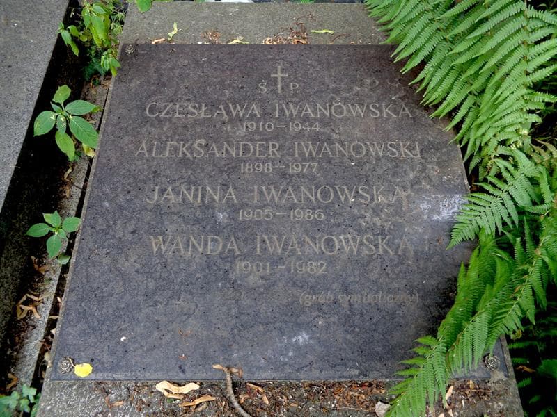 Zdjęcie grobu Janina Iwanowska (2)