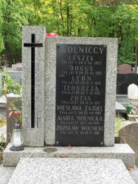 Zdjęcie grobu Leon Wolnicki (2)