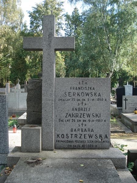 Zdjęcie grobu Franciszka Serkowska (2)