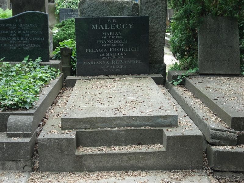 Zdjęcie grobu: Pelagia Froelich