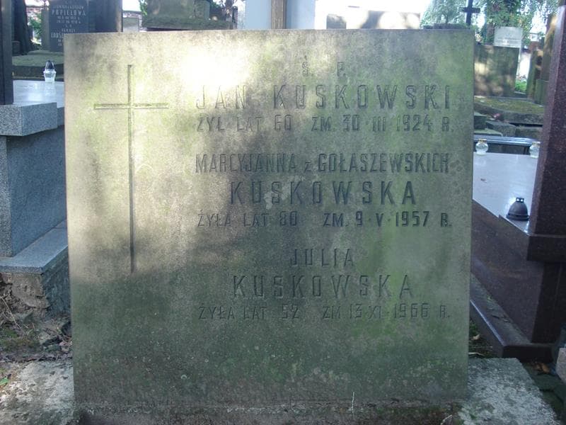 Zdjęcie grobu Marcyjanna Kuskowska (2)