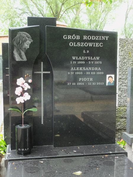 Zdjęcie grobu Aleksandra Olszowiec (2)