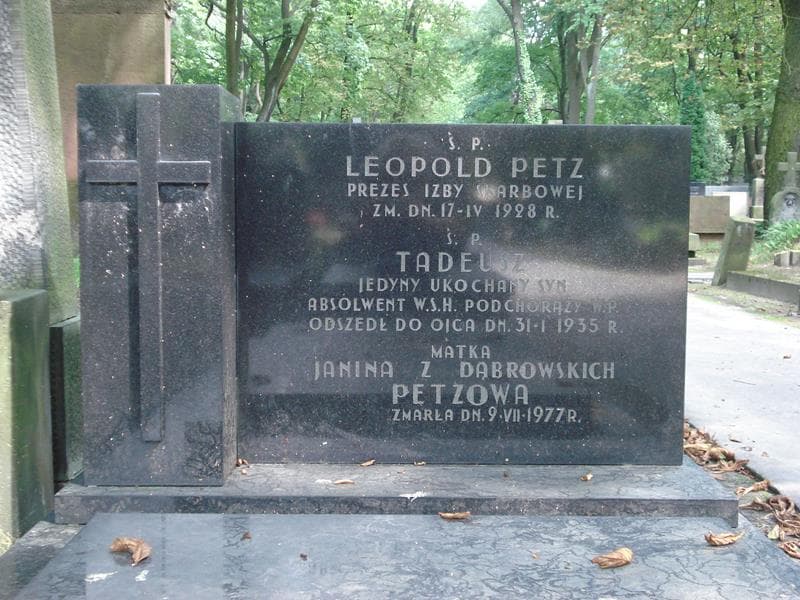 Zdjęcie grobu Leopold Petz (2)