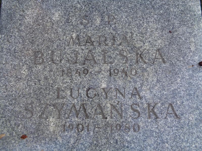 Zdjęcie grobu Marja Bujalska (2)
