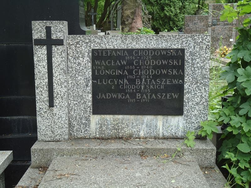 Zdjęcie grobu Stefania Chodowska (2)