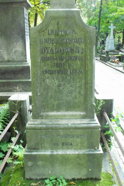 Zdjęcie grobu Ludwika Dyakowska (2)