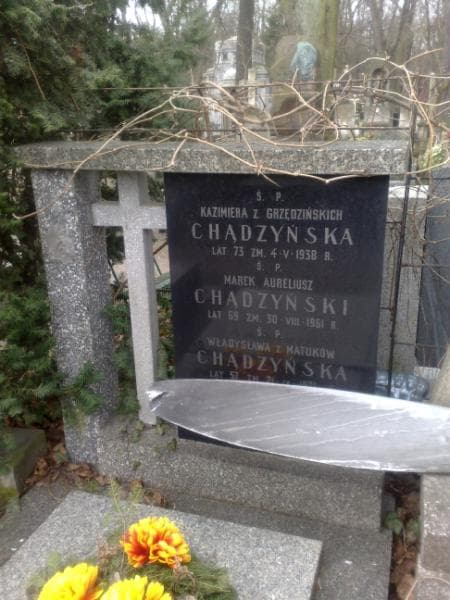 Zdjęcie grobu Władysława Chądzyńska (1)