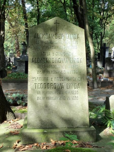 Zdjęcie grobu Zofja Linda (2)