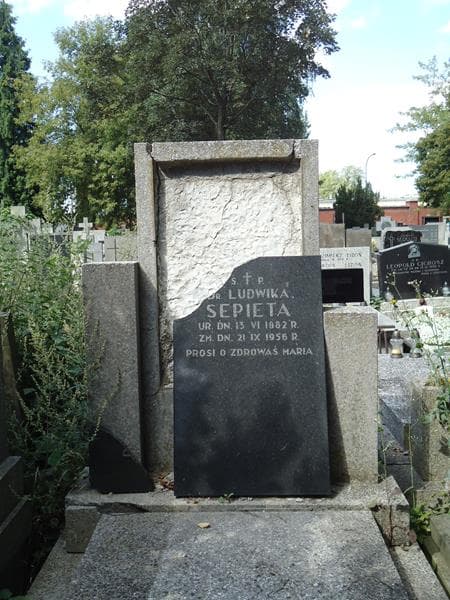Zdjęcie grobu Ludwika Sepieta (2)
