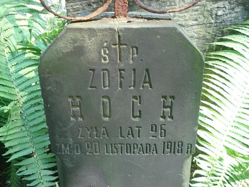 Zdjęcie grobu Zofja Hoch (2)