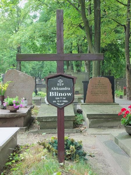 Zdjęcie grobu Aleksandra Blinow (2)