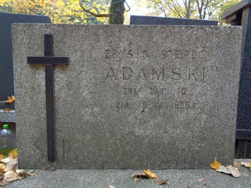 Zdjęcie grobu Zbysio Stefuś Adamski (2)