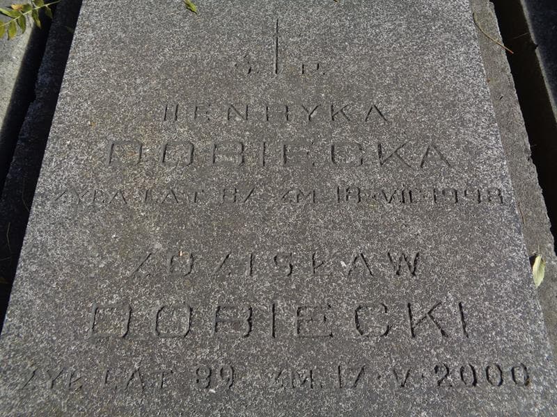 Zdjęcie grobu Henryka Dobiecka (2)