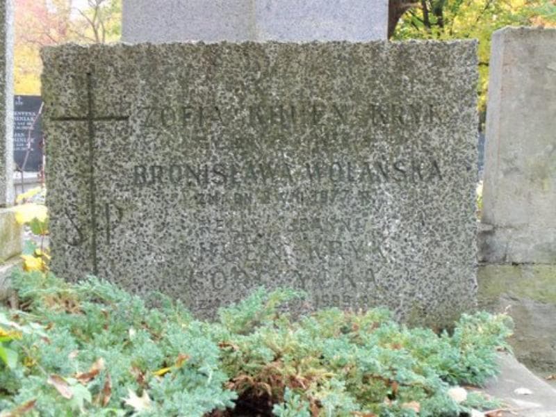 Zdjęcie grobu Bronisława Wolańska (2)