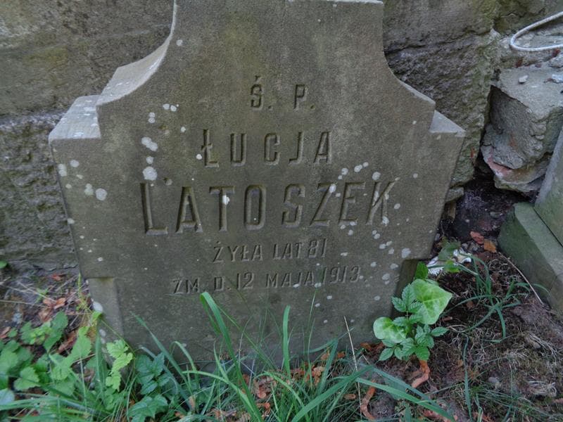 Zdjęcie grobu Łucja Latoszek (2)