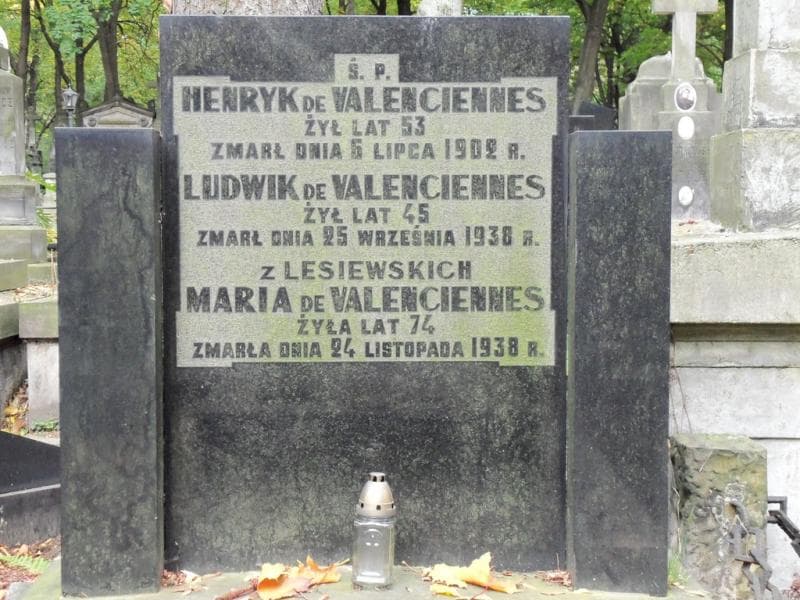 Zdjęcie grobu Henryk De Valenciennes (2)