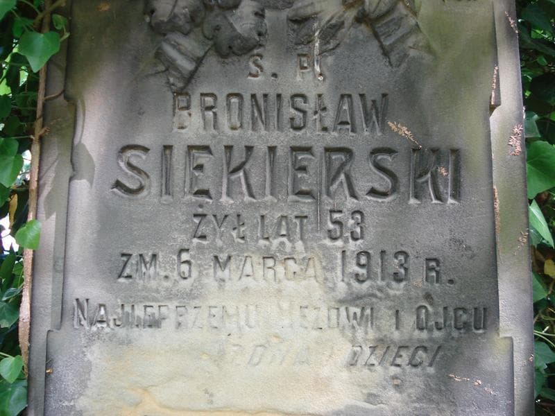 Zdjęcie grobu Bronisław Siekierski (1)