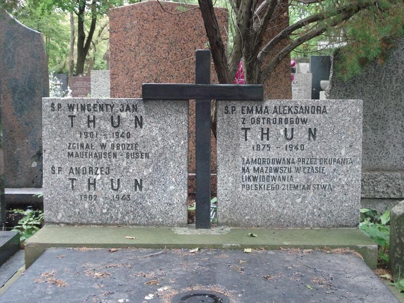Zdjęcie grobu Andrzej Thun (2)