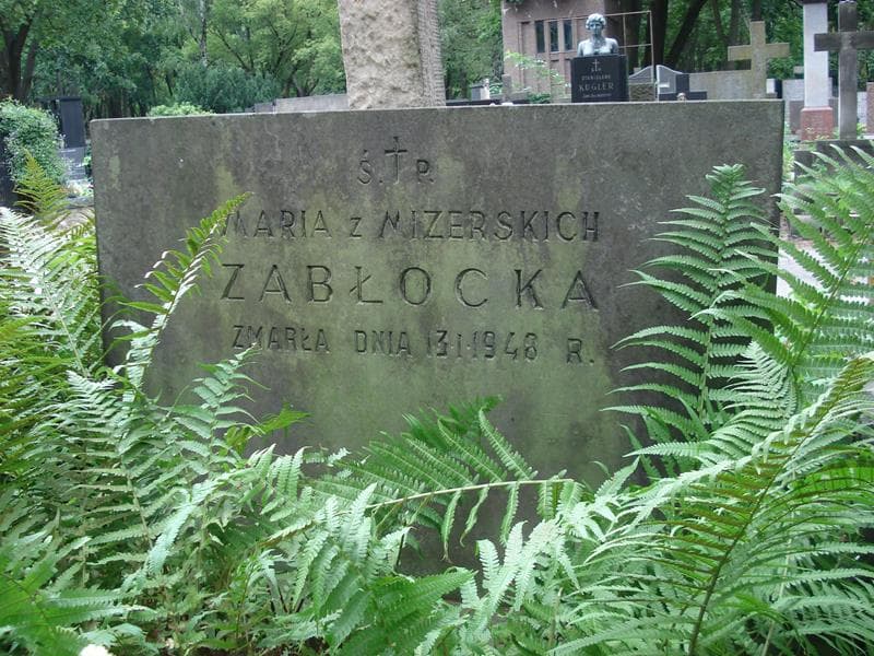 Zdjęcie grobu Maria Zabłocka (2)