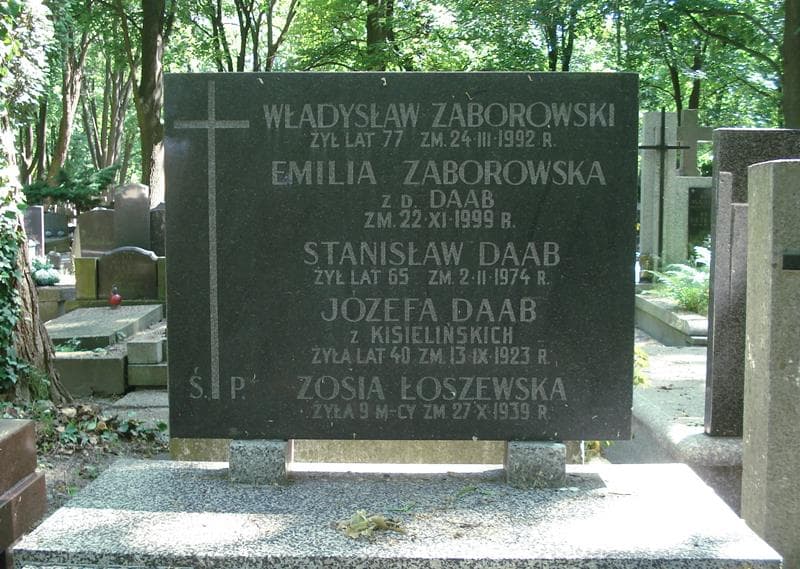 Zdjęcie grobu Józefa Daab (1)