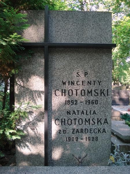 Zdjęcie grobu Wincenty Chotomski (2)