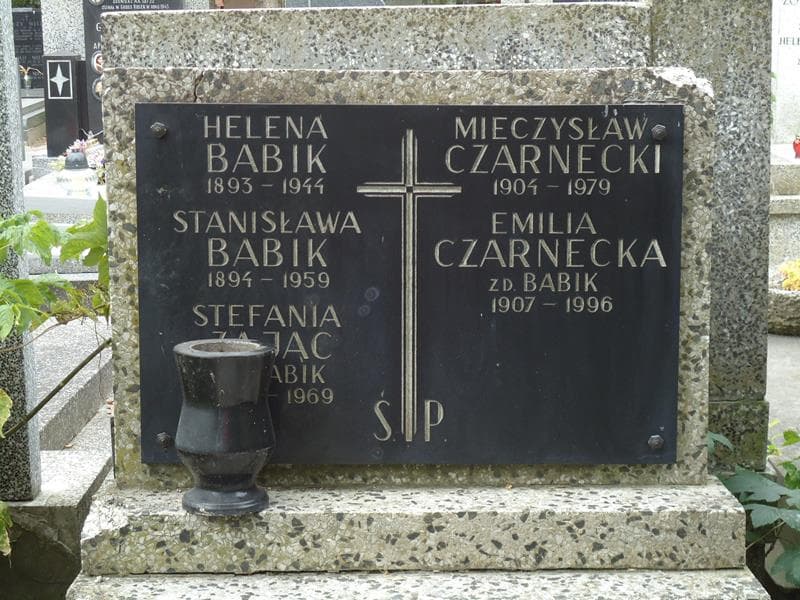 Zdjęcie grobu Stanisława Babik (2)