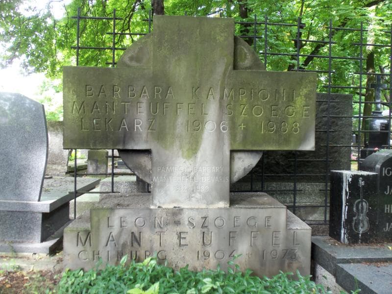 Zdjęcie grobu Barbara Manteuffel De Varis (2)
