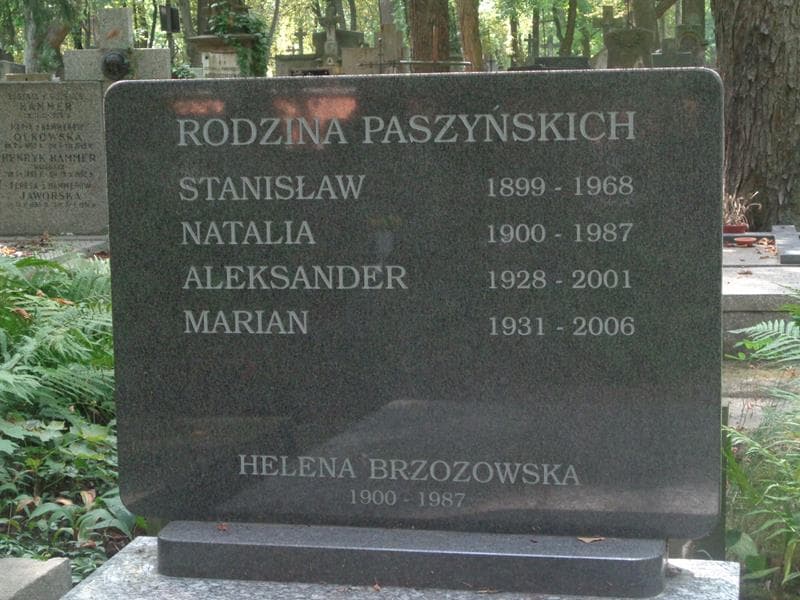 Zdjęcie grobu Aleksander Paszyński (2)