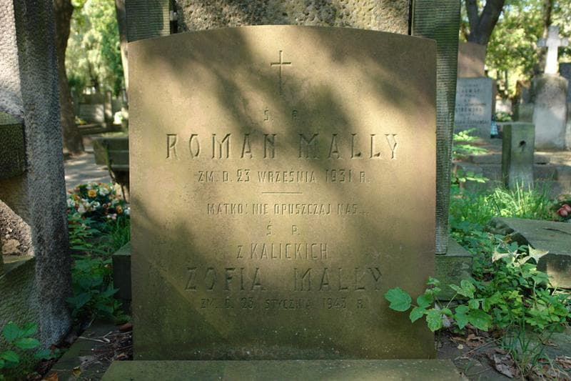Zdjęcie grobu Janina Mally (2)