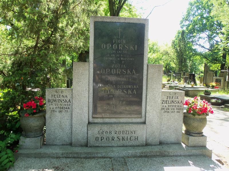 Zdjęcie grobu Piotr Oporski (2)