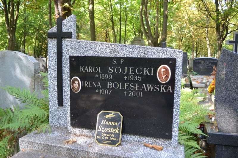 Zdjęcie grobu Irena Bolesławska (2)