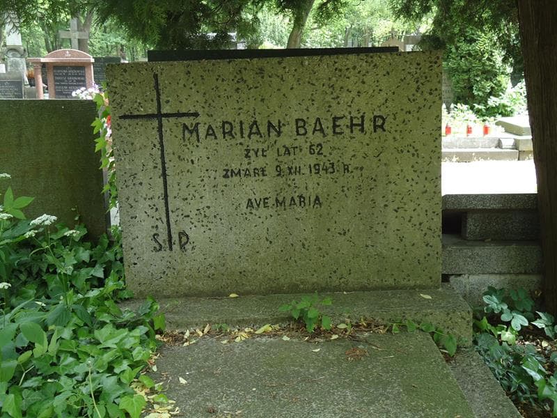 Zdjęcie grobu Marian Baehr (2)