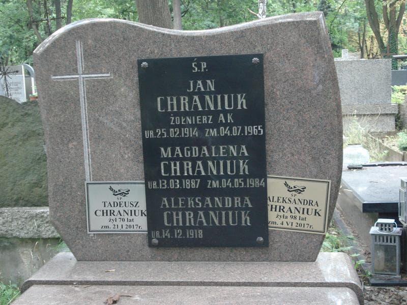 Zdjęcie grobu Aleksandra Chraniuk (1)