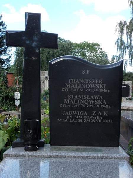 Zdjęcie grobu Franciszek Malinowski (2)