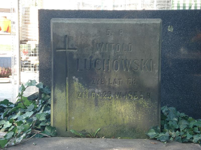 Zdjęcie grobu Witold Luchowski (2)
