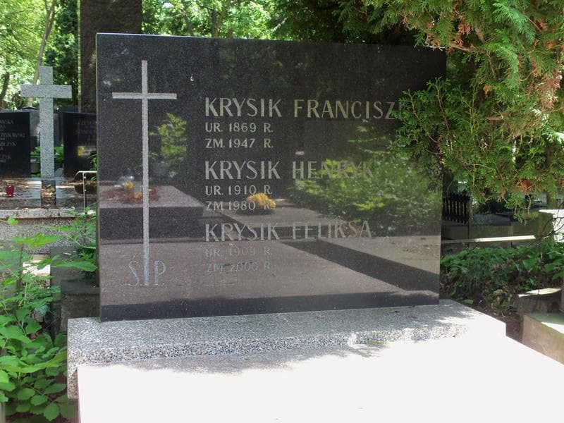 Zdjęcie grobu Feliksa Krysik (2)