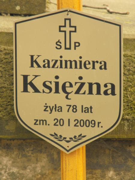 Zdjęcie grobu Kazimiera Księżna (2)