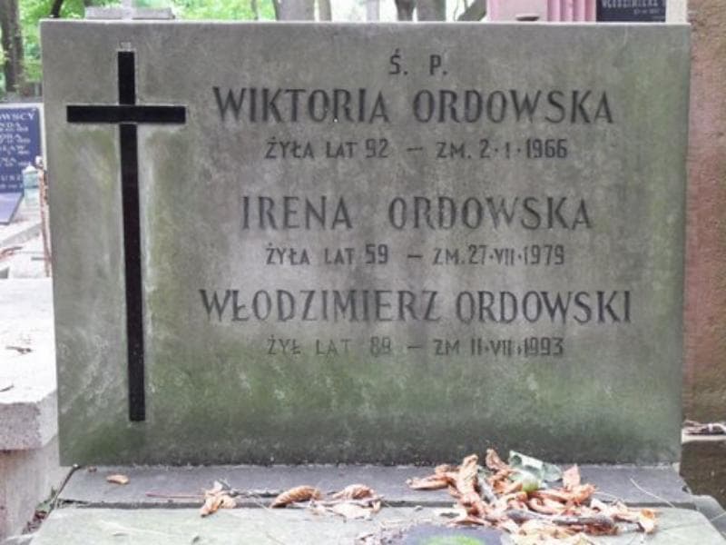 Zdjęcie grobu Irena Ordowska (2)