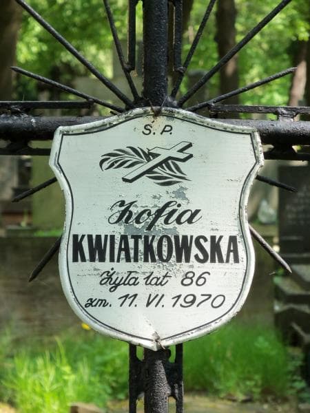 Zdjęcie grobu Zofia Kwiatkowska (2)