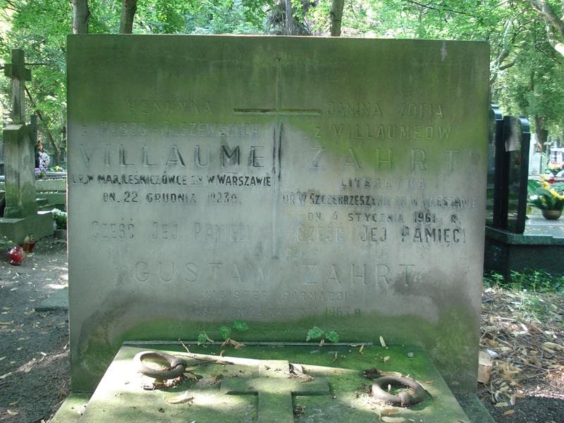 Zdjęcie grobu Henryka Villaume (2)