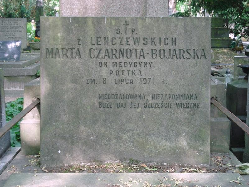 Zdjęcie grobu Marta Czarnota-Bojarska (2)