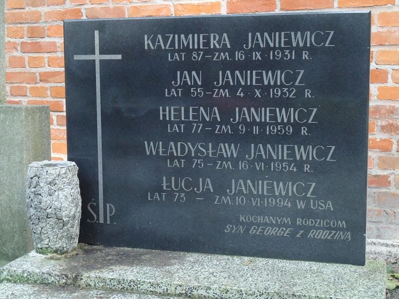 Zdjęcie grobu Jan Janiewicz (2)